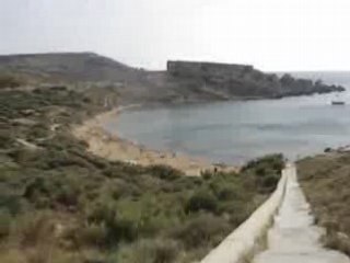 Malte La plage Gnejna bay