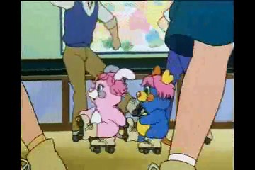 Les Popples 05b : Leçon de patin a roulette