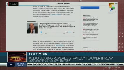 Colombia, audio leaking reveals strategy to overthrow president Gustavo Petro