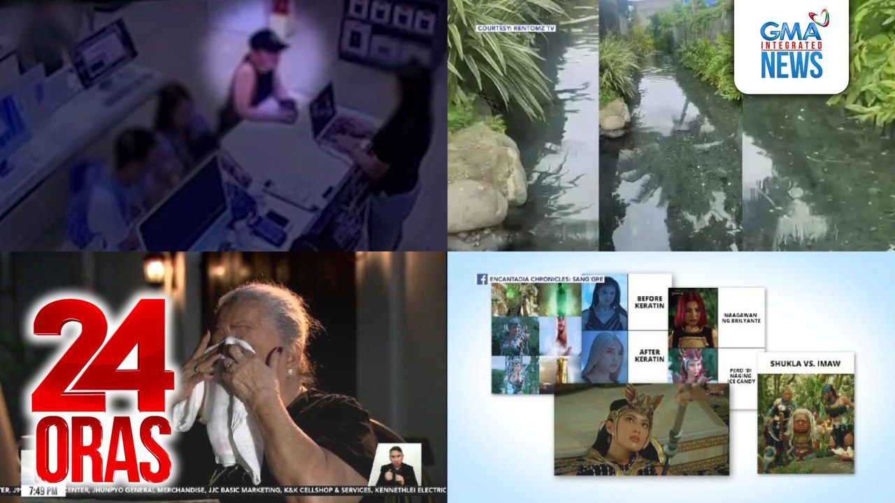 24 Oras: (Part 3) Kaanak ng ilang nawawalang sabungero, naging emosyonal sa rebelasyon ni Alyas Totoy; credit cards mula sa dinukot na wallet, ipinang-shopping ng kawatan; Mitena, nakuha na lahat ng brilyante sa "Sang'gre," heartbreaking scenes,..., atbp.