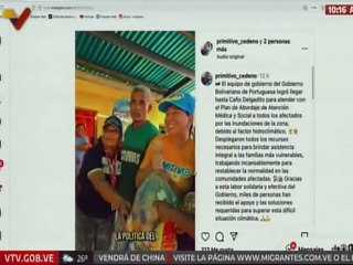 Portuguesa | Autoridades atienden a familias afectadas por lluvias en la parroquia Caño Delgadito