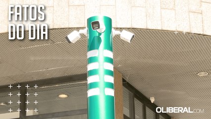 Faltando 102 dias para o Círio, totens de monitoramento são instalados na Praça Santuário