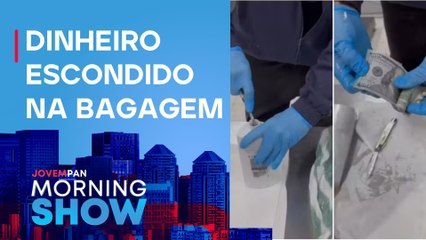 R$ 1 milhão no XAMPU! Passageiro é INTERCEPTADO pela RECEITA FEDERAL em SP; SAIBA MAIS