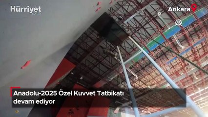 Anadolu-2025 Özel Kuvvet Tatbikatı devam ediyor! Nefes kesen görüntüler
