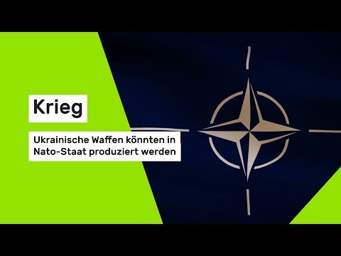 Krieg: Ukrainische Waffen könnten in Nato-Staat produziert werden