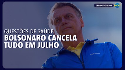 Após nova crise de saúde, Bolsonaro cancela agenda de julho por recomendação médica