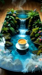 Watch the magic of water and life inside this stunning aquarium