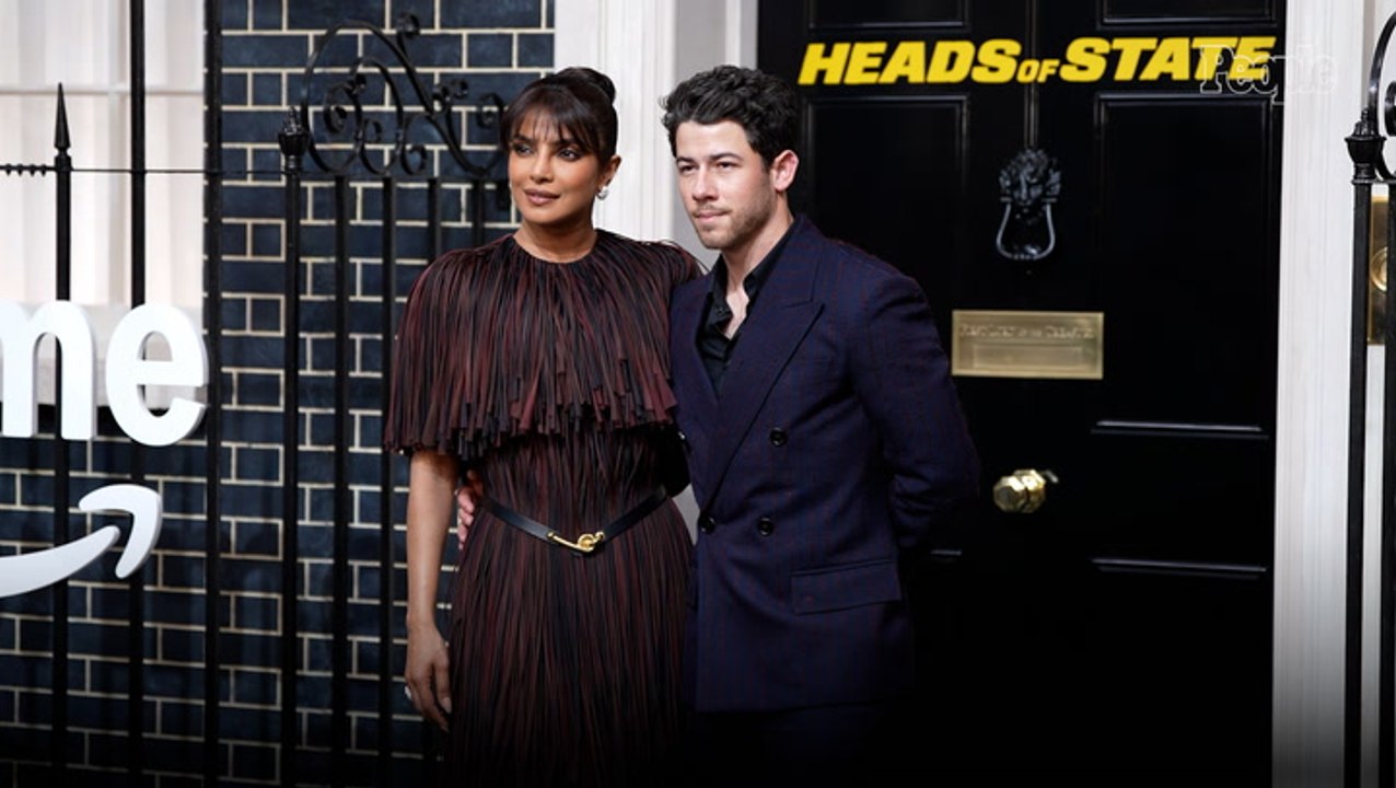 Priyanka Chopra Flows in Dark Burberry Dress for Red Carpet Date Night with Nick Jonas