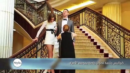 كواليس جلسة تصوير خاصة بموسم الأعياد