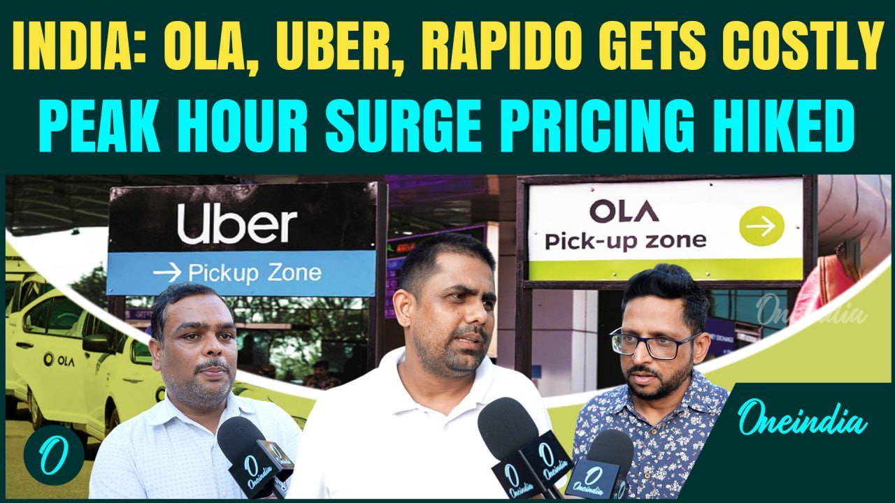 India Ola, Uber, Rapido Fares Go Up: Cab Fares Surge, Rules Now Allow 2X Charges During Peak Hours
