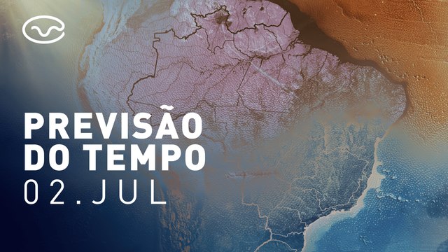 Previsão do tempo desta quarta-feira (02)!