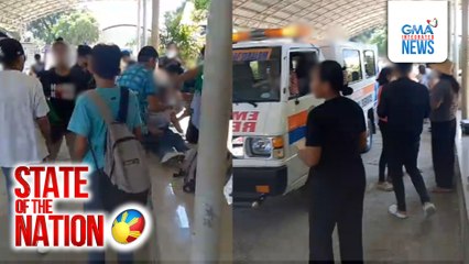 Mahigit 100 estudyante, sumama ang pakiramdam matapos makalanghap ng masangsang na amoy | SONA