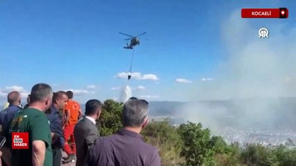 Vali Aktaş: Orman yangını, yerleşim yerlerine varmadan durduruldu