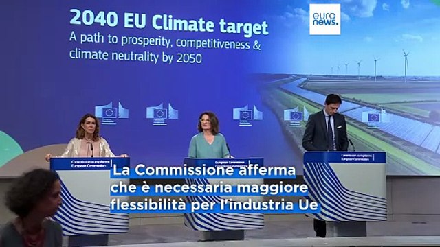 L'Ue fissa gli obiettivi per il clima nel 2040: -90% di emissioni di Co2 ma flessibilità per Stati