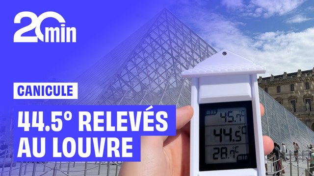 Canicule : Le Louvre, la ligne 6 ou La Défense ? Où fait-il le plus chaud à Paris ?