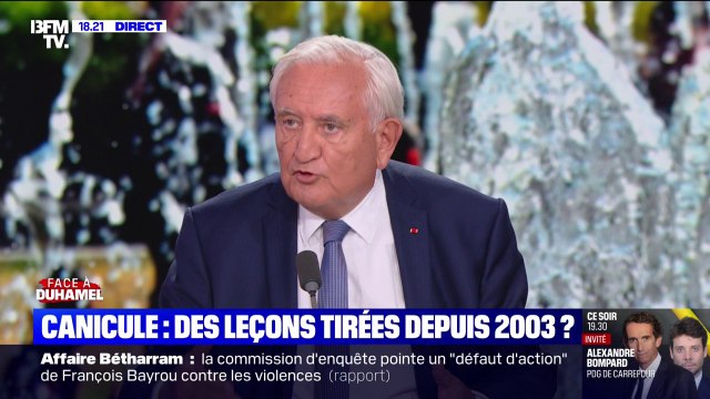 Plan climatisation du RN: La question, c’est comment on le finance , réagit Jean-Pierre Raffarin, ancien Premier ministre