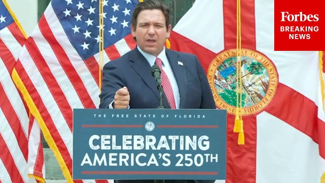Governor Ron DeSantis Unveils Statue Of Thomas Jefferson In Monticello, Florida