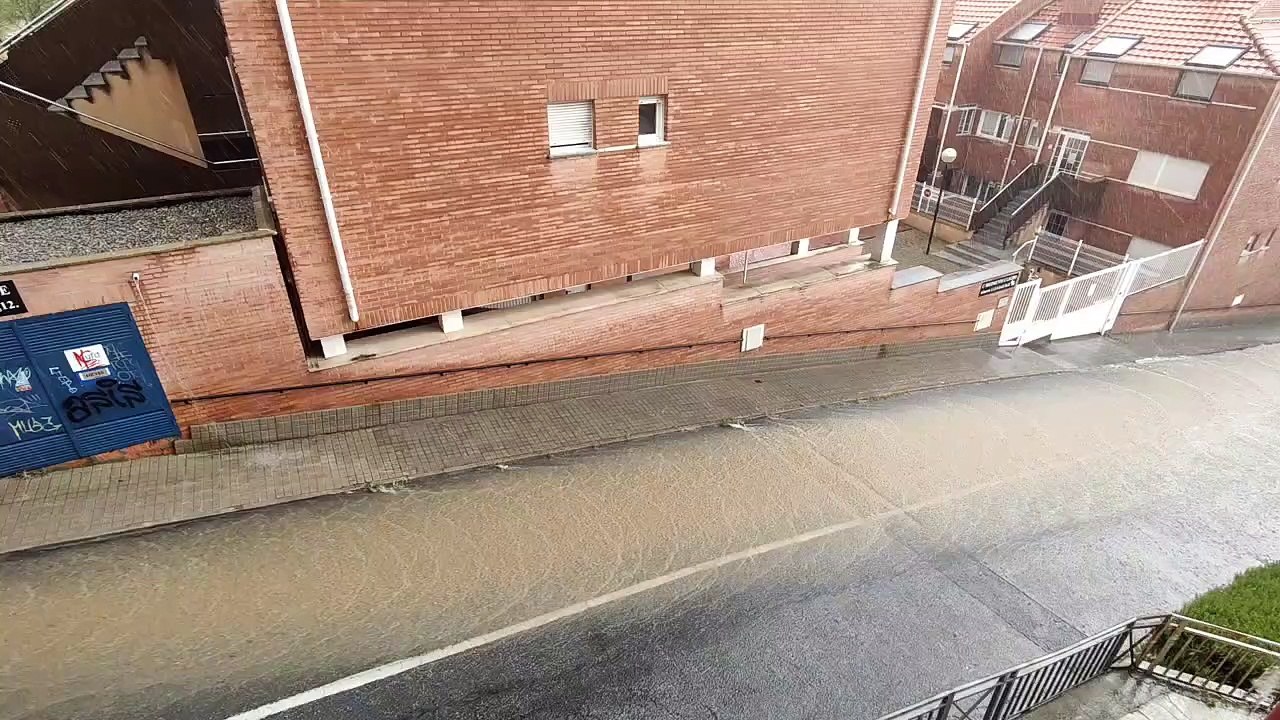 La tormenta provoca varias incidencias en Segovia
