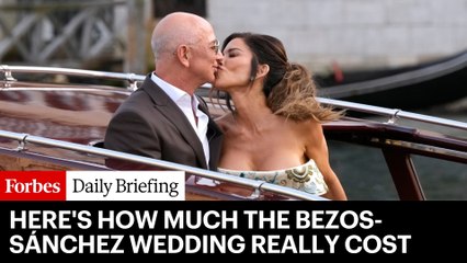 Here’s How Much The Bezos-Sánchez Wedding Extravaganza Really Cost