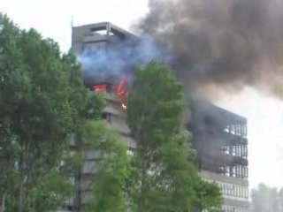 fire in TU Delft