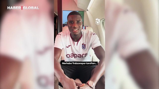 Yeni transfer Paul Onuachu'dan uçakta Trabzonspor taraftarına mesaj: Bize her yer Trabzon