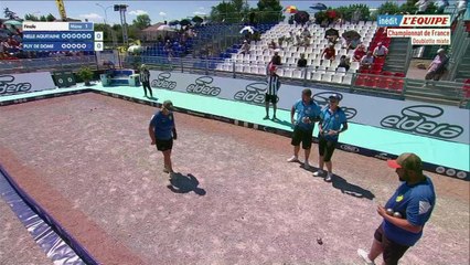 Pétanque - Le replay de la finale doublette mixte - 107923 - Tous sports