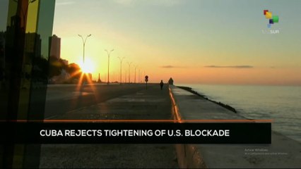FTS 12:30 02-07: Cuba rejects tightening of U.S. blockade