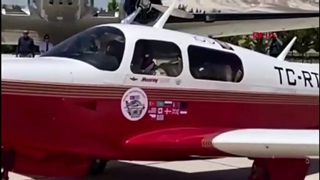 Bayburt-Erzurum sınırında küçük uçak düştü!