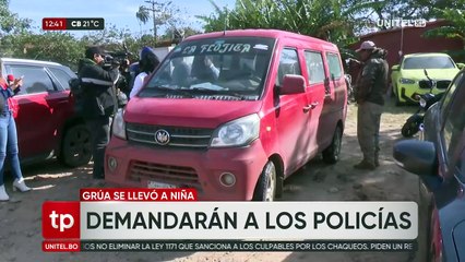 Efectivos que remolcaron un vehículo con una niña dentro serán investigados, asegura la Policía