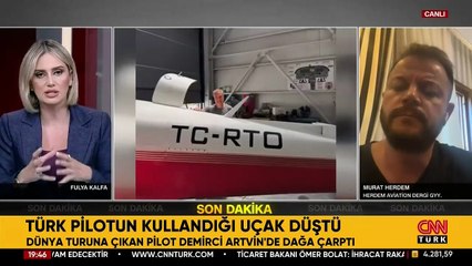 Artvin'de uçak kazası! Uçakta bulunan iki kişi aranıyor
