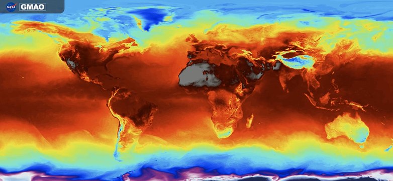 Caldo record: nel timelapse della Nasa i 15 giorni infernali di giugno in Europa e nel mondo