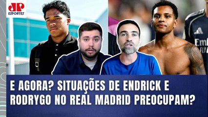 "A PRESSÃO É GRANDE! Um JORNAL AFIRMOU que o Endrick e o Rodrygo..." BASTIDORES do Real Madrid!