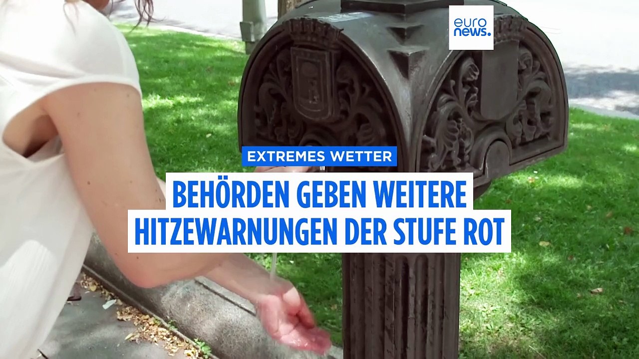 Zahl der Notfälle steigt: Behörden geben europaweit Hitzewarnungen der Stufe Rot
