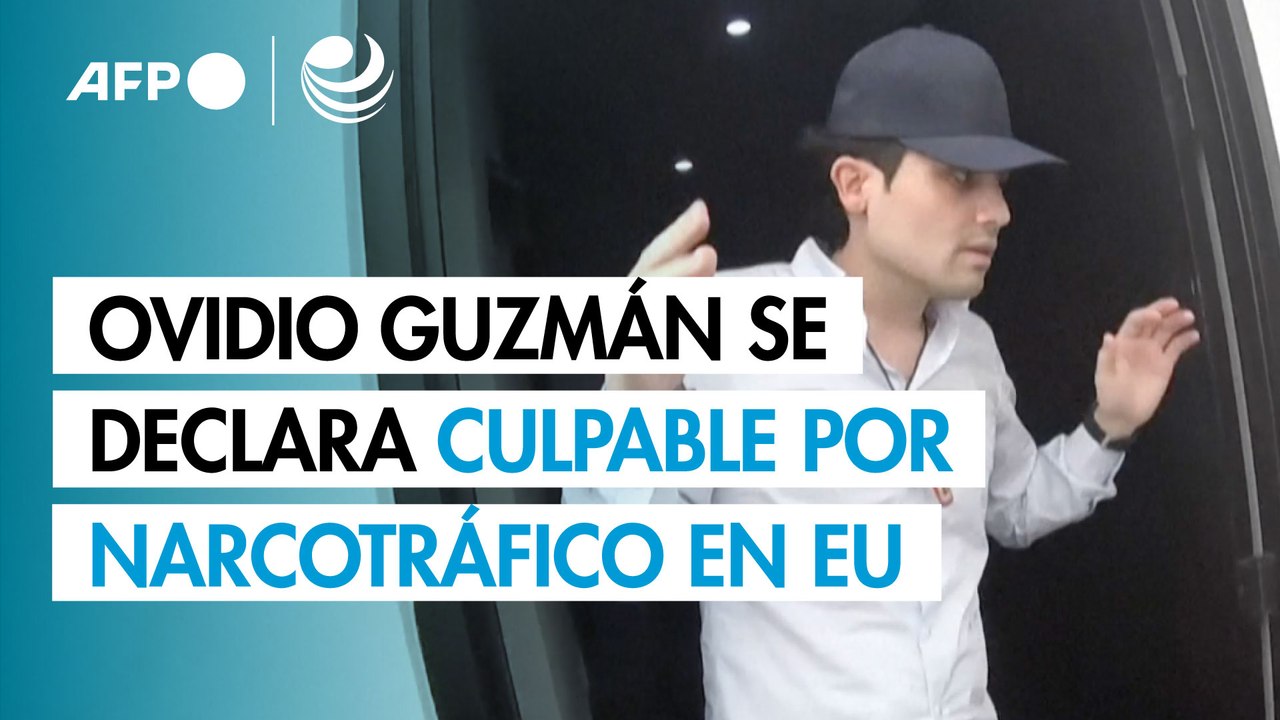 Ovidio Guzmán se declara culpable por narcotráfico en Estados Unidos