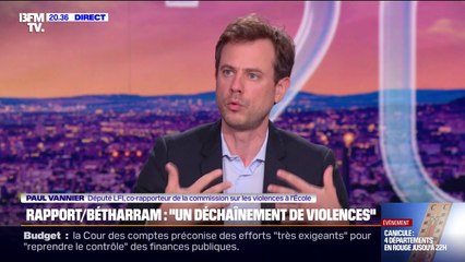 Violences scolaires: "Ces violences sont toujours là", affirme Paul Vannier, député LFI, co-rapporteur de la commission sur les violences à l’école