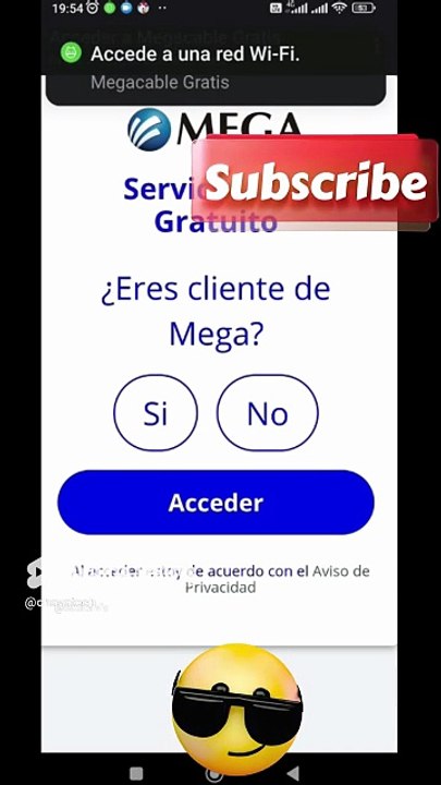Wifi Megacable gratis!