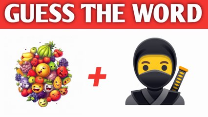 Can You Guess The Words By Emojis