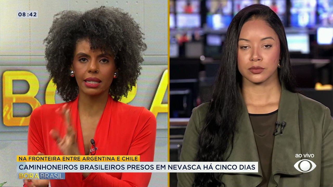 Caminhoneiros brasileiros ficam presos em nevasca em fronteira entre Argentina e Chile