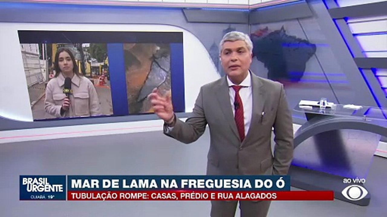 Tubulação rompe e casas ficam alagadas na zona norte de SP