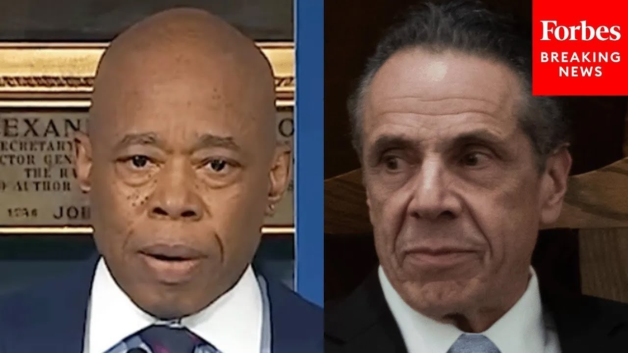 NYC Mayor Eric Adams Asked For Response To Andrew Cuomo Refusing To Drop Out Of Mayoral Race
