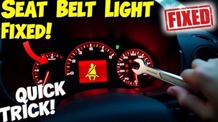 Seat Belt Light Not Showing? QUICK Trick 🔧 Oshanx7 Seat Belt #fixed