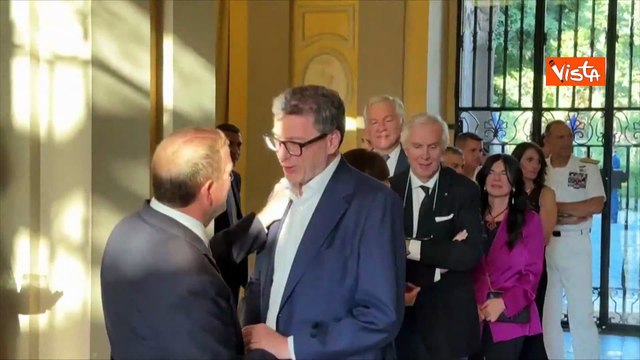 4 Luglio, Giorgetti a Villa Taverna incontra l'Ambasciatore Usa Fertitta