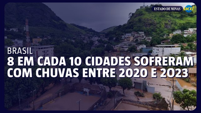 8 em cada 10 cidades brasileiras sofreram desastres causados por chuvas entre 2020 e 2023