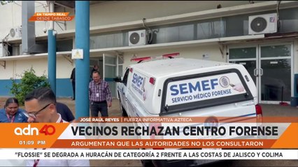 Vecinos rechazan Centro de Resguardo Forense en Tabasco