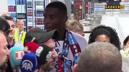 Trabzonspor'un yeni transferi Paul Onuachu şehre geldi! 'Burada bitmemiş bir işim vardı'