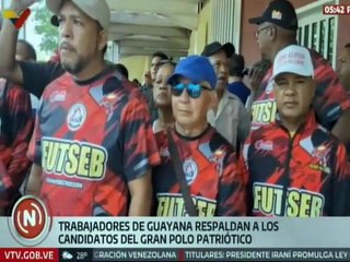 Bolívar | Trabajadores de Guayana ratifican su respaldo a los candidatos del GPP de cara al 27 de julio