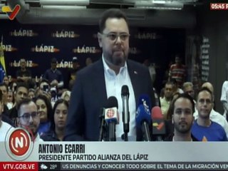 Alianza del Lápiz presentó a Jorge Barragán como candidato a la alcaldía del municipio Libertador