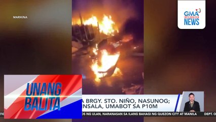Auto shop sa Brgy. Sto. Niño, nasunog; halaga ng pinsala, umabot sa P10M | Unang Balita