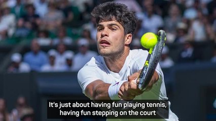Alcaraz looking to 'live in the moment' with Wimbledon title defence