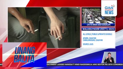 World Health Organization, hinihikayat ang mga bansang kasapi nito na taasan ng 50% ang presyo ng mga matatamis at alcoholic drinks, at sa tobacco | Unang Balita